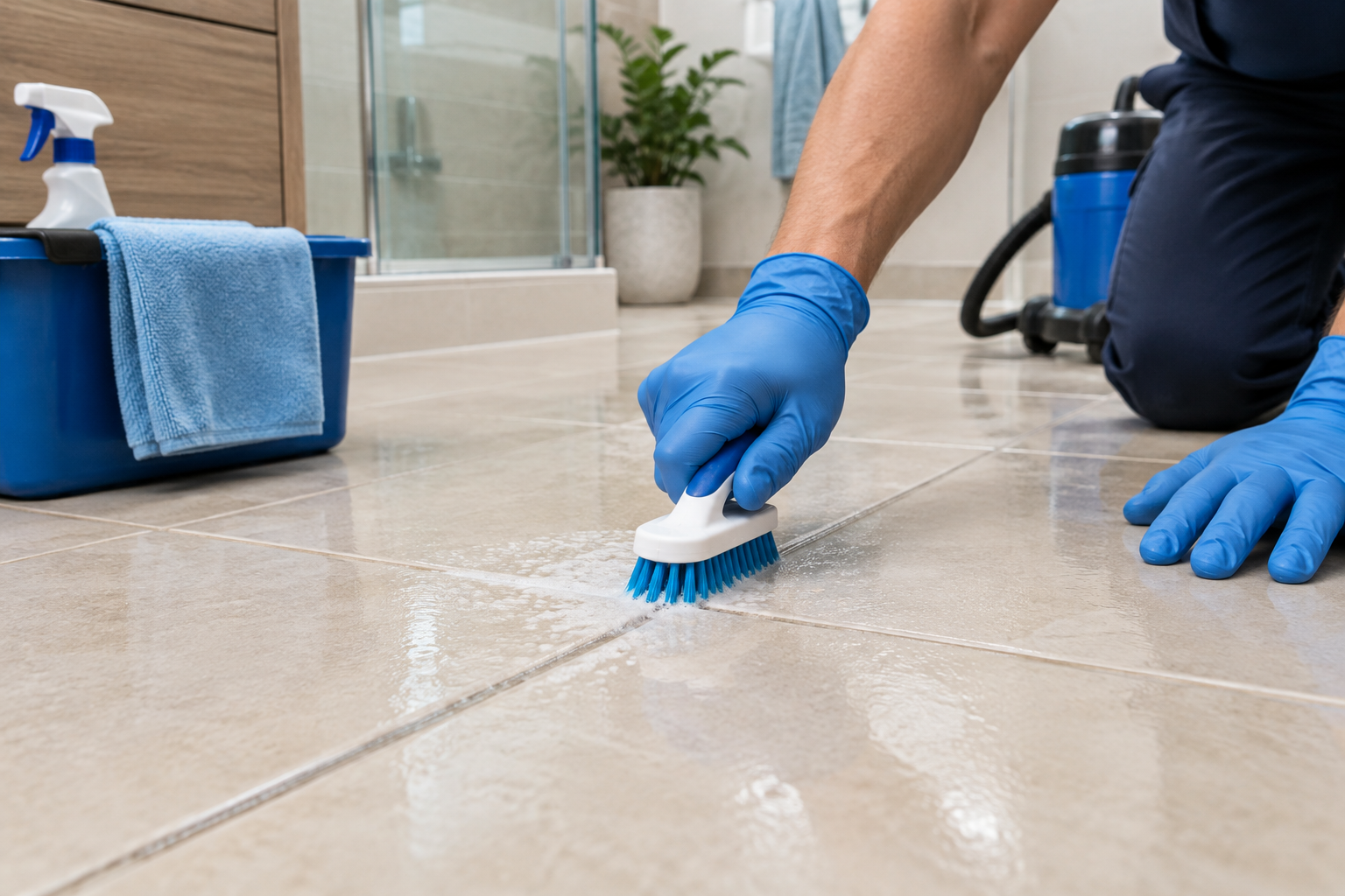 Tile and grout cleaning