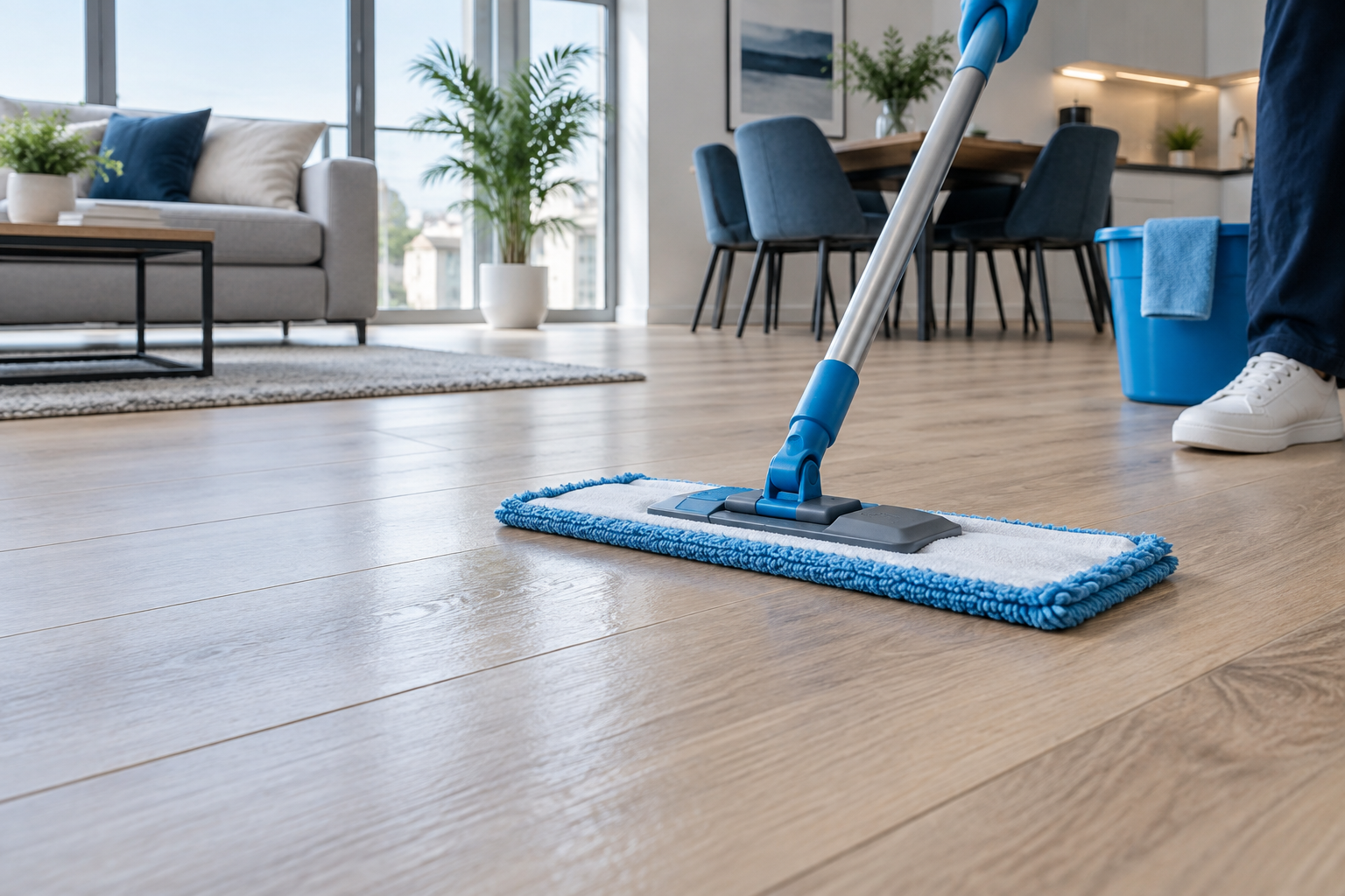 Vinyl floor care